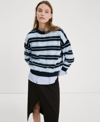 Women's Knit Striped Sweater