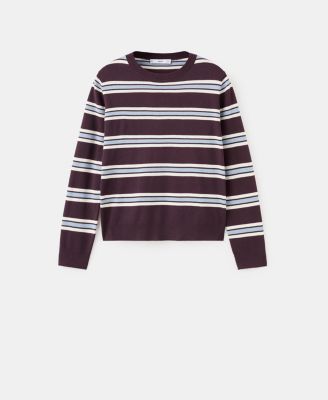 Women's Fine Knit Striped Sweater