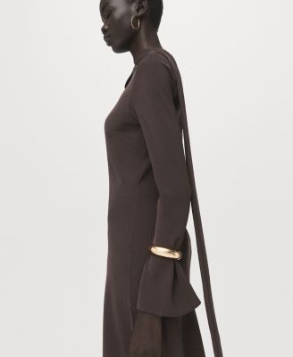 Women's A-Line Foulard Dress