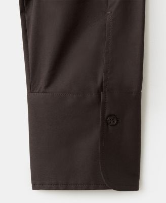 Women's Slim-Fit Poplin Shirt