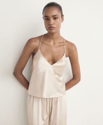 Women's Silk Pajama Top