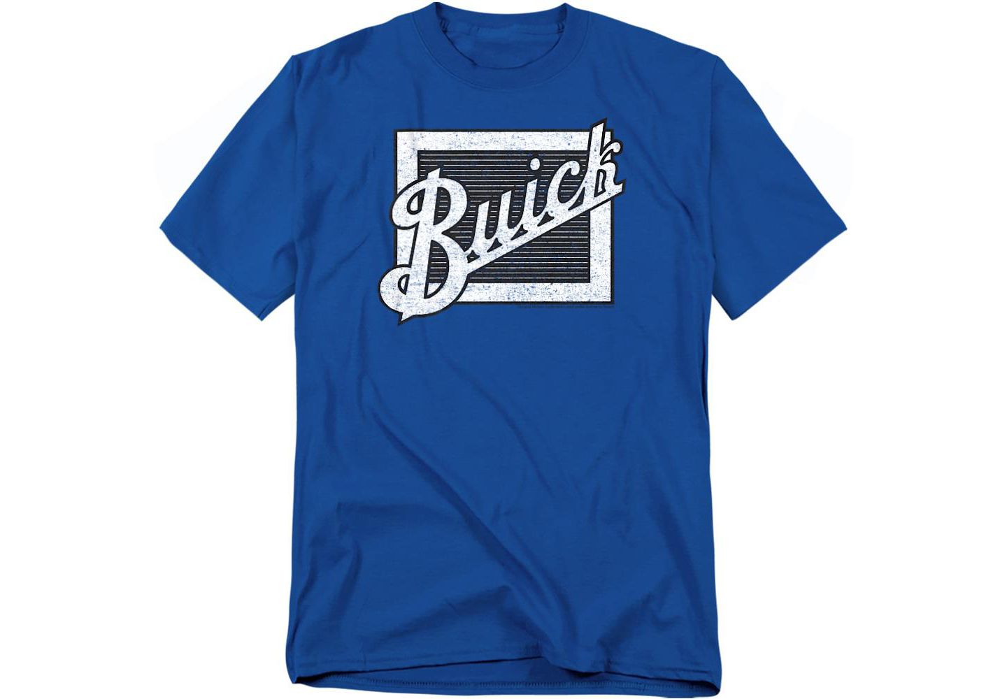 Мужская футболка Logovision Buick Distressed Emblem, цвет: Королевский синий — фото 1