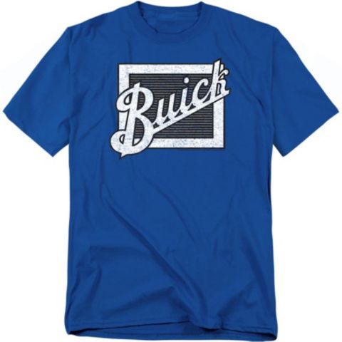 Мужская футболка Logovision Buick Distressed Emblem, цвет: Королевский синий