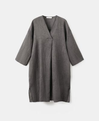 Women's Overdyed Effect Ramie Kaftan