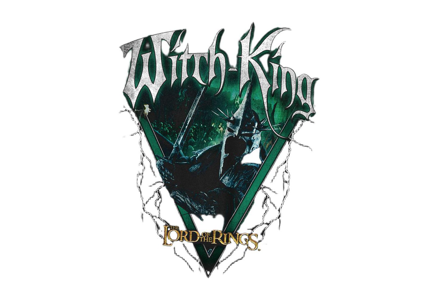 Мужская футболка Lord Of The Rings Witchking Heavy Metal, цвет: Чёрный — фото 3