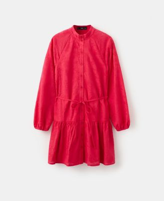 Women's Embroidered Shirt Dress