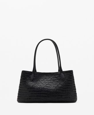 Women's Braided Leather Bag