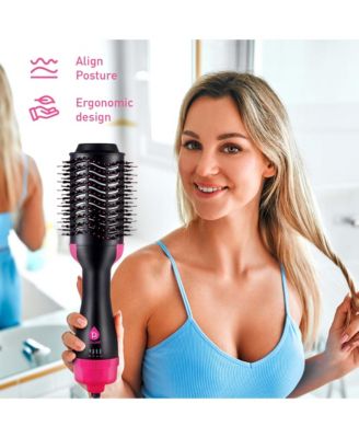 Style-on-the-Go Bundle - Cordless Hair Straightener & One Step Volumizer Brush for Sleek, Voluminous Hair Anytime, Anywhere