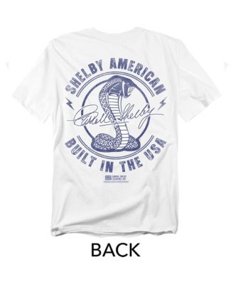 Men's Shelby American Usa Built Front Back T-Shirt