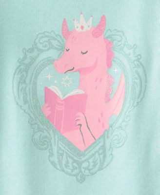 Boys' Toddler 2T-5T Short-Sleeve T-Shirt and Snug-Fit Pants, 4-Piece Pajama Set