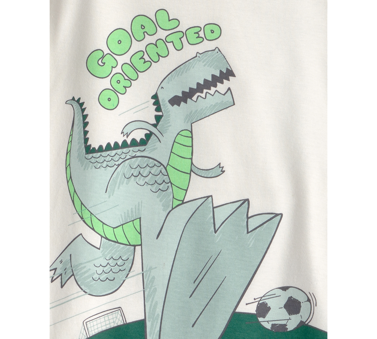 Carter's Boys' Toddler 2T-5T Soccer Short-Sleeve T-Shirt and Snug-Fit Pants, 4-Piece Pajama Set