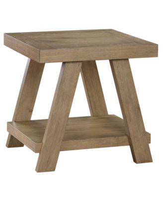 Ebony 24" Wood End Table