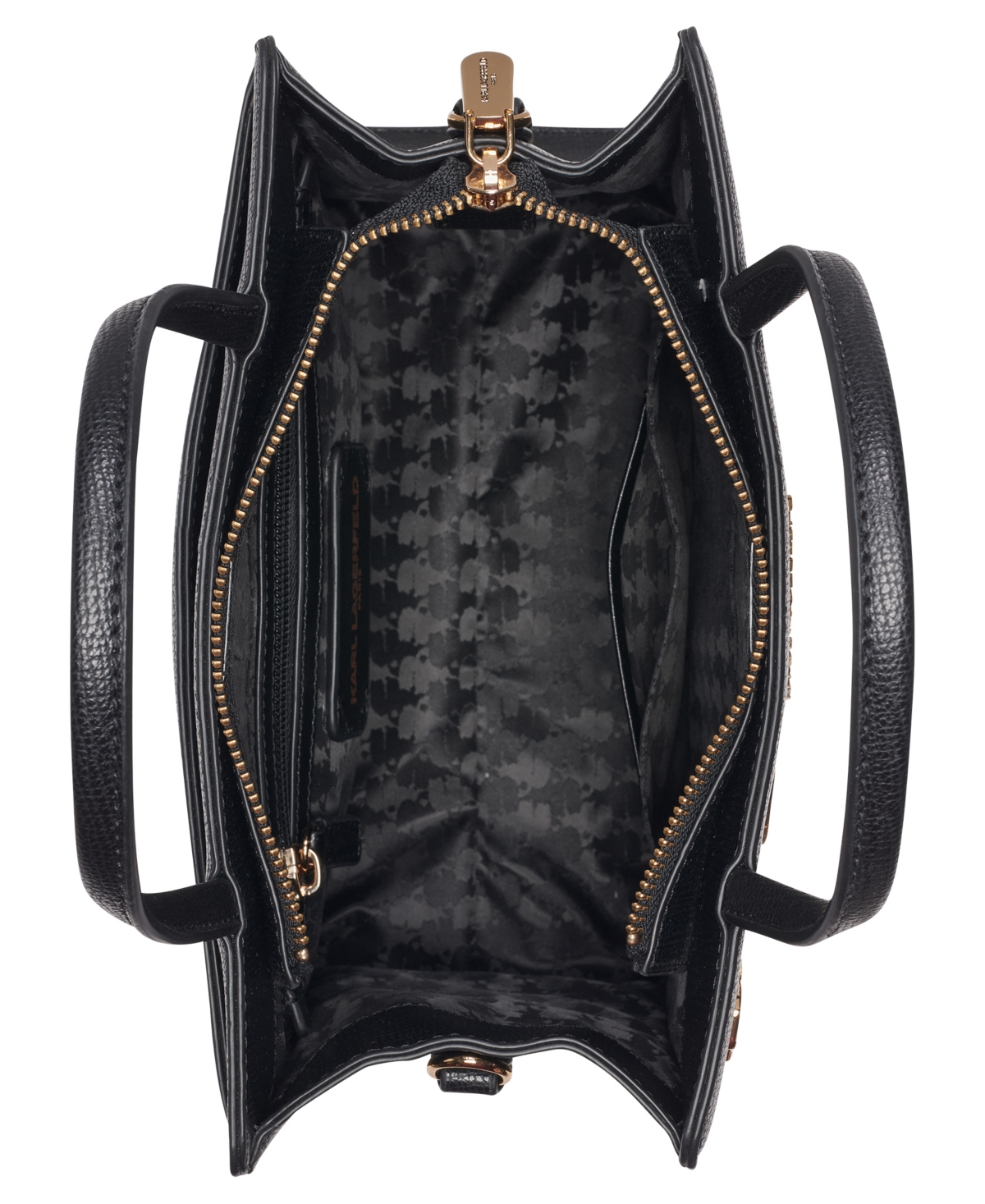 Karl Lagerfeld Paris Maybelle Top Zipper Satchel Bag