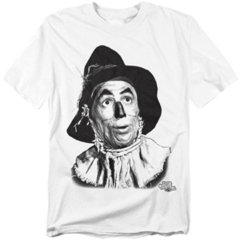 Мужская футболка Wizard Of Oz The Scarecrow Headshot, цвет: Белый