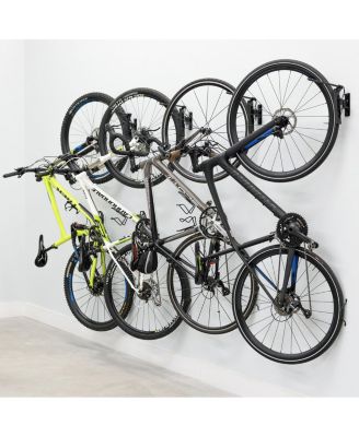 Swivel Mount Bike Storage Rack | 2 Bike Garage Wall Hooks
