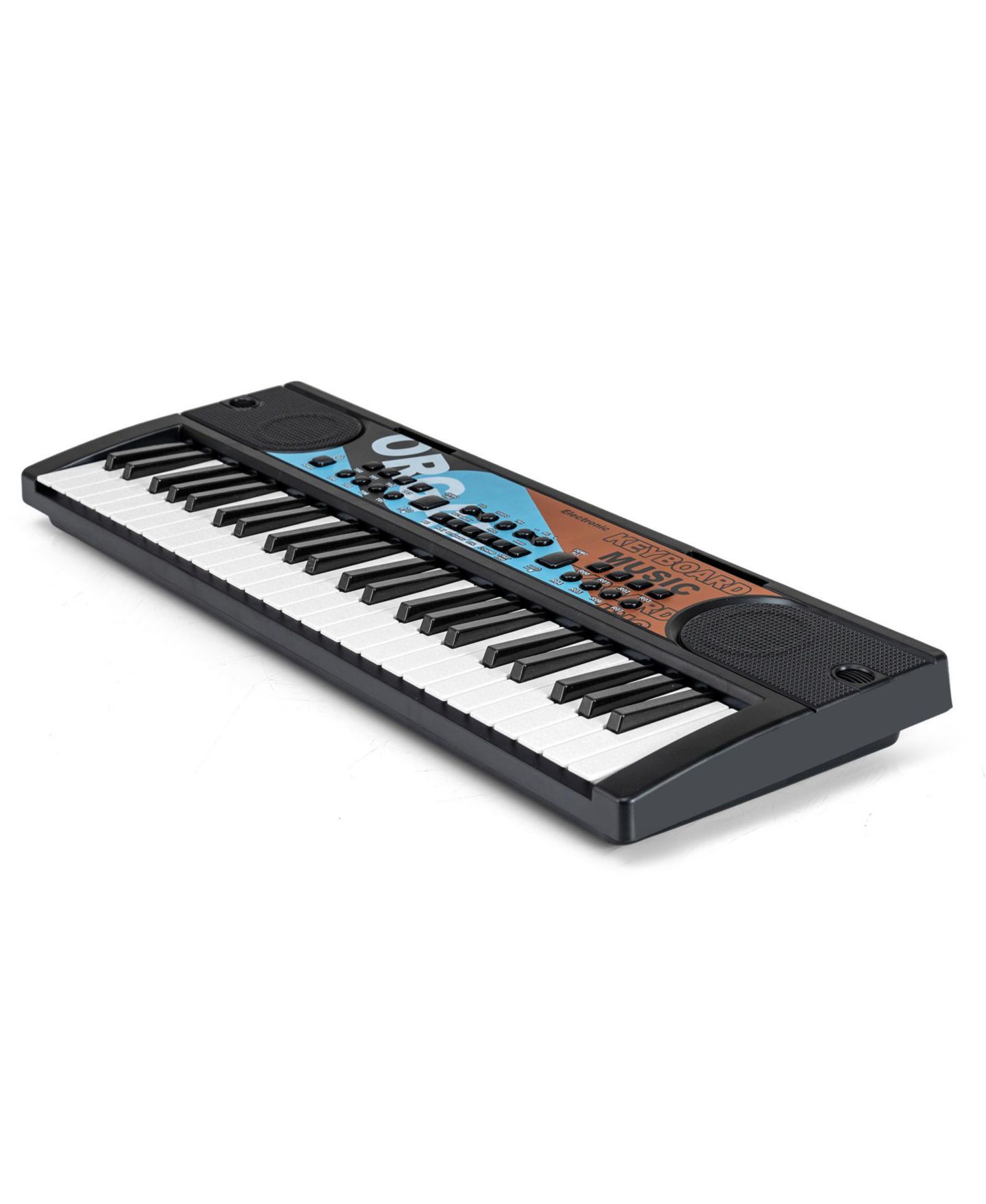 Детская игрушка Mecale 49-Key Portable Kids Electric Piano Keyboard with 8 Rhythms & 8 Tones for Easy Play, цвет: Чёрный — фото 5