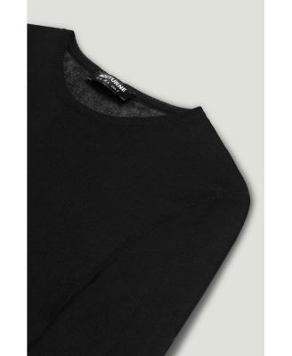 Women's Sheer Crew-Neck Mesh Top