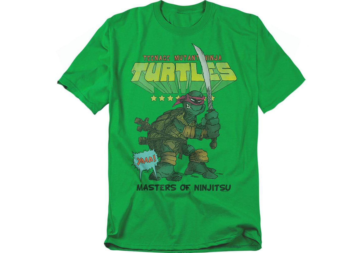 Мужская футболка Teenage Mutant Ninja Turtles Big & Tall Masters Of Ninjitsu, цвет: Зелёный — фото 1