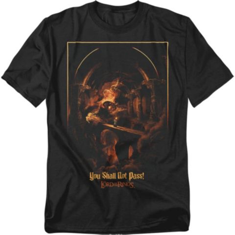 Мужская футболка Lord Of The Rings Epic Journey Moria, цвет: Чёрный