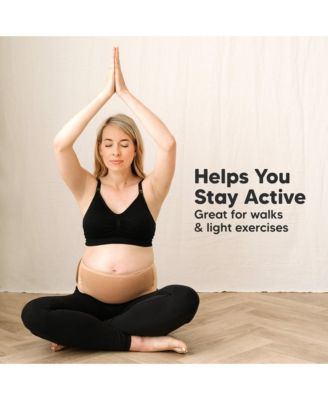 Maternity 2-Pack Ease Belly Band for Pregnancy, Soft & Breathable Pregnancy Belly Support Belt