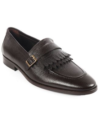 Men's Tortoise Monk Strap Slip-On Dress Loafers