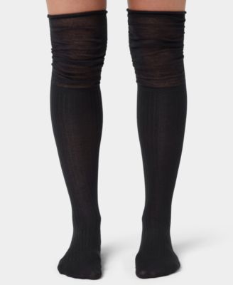 Women's Slouched Ribbed Over The Knee Socks