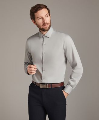 Men's Sateen Slim-Fit Dress Shirt