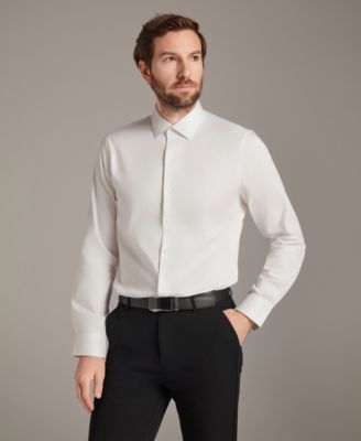 Bar III - Men's Diamond Dobby Slim Fit Dress Shirt