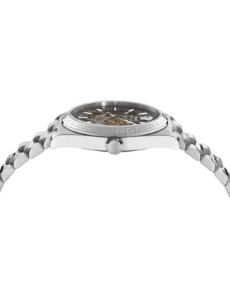 Men's Millenyium Limited Edition Automatic Silver Stainless Steel Bracelet Watch, 40mm