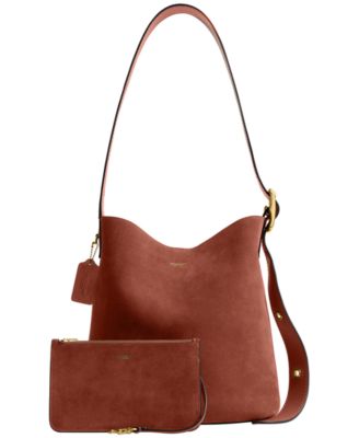 Bleecker Medium Suede Bucket Bag