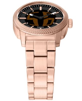 Men's Machine Big Tic Rose Gold-Tone Stainless Steel Watch, 41mm