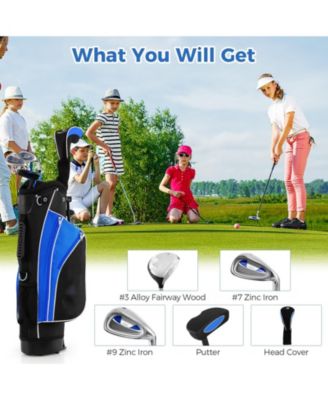 5-Piece Portable Junior Golf Club Set, 31", for Kids Ages 11