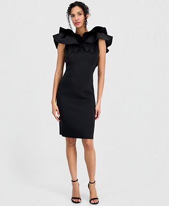 sachin and babi light blue dress Women's Black Semi-Formal Cocktail & Party Dresses