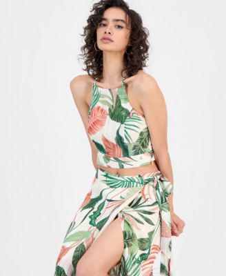 Women's New Romana Printed Maxi Skirt