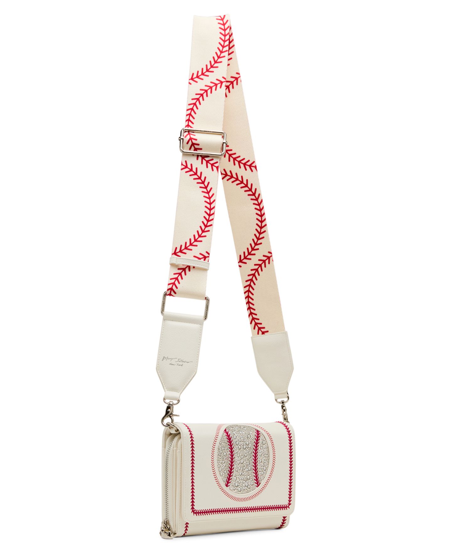 Женский кошелёк Betsey Johnson Grand Slam Mini Wallet Crossbody Bag, цвет: Кремовый — фото 4