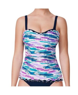 Women's Canva Tricolore E-Cup Tankini Top