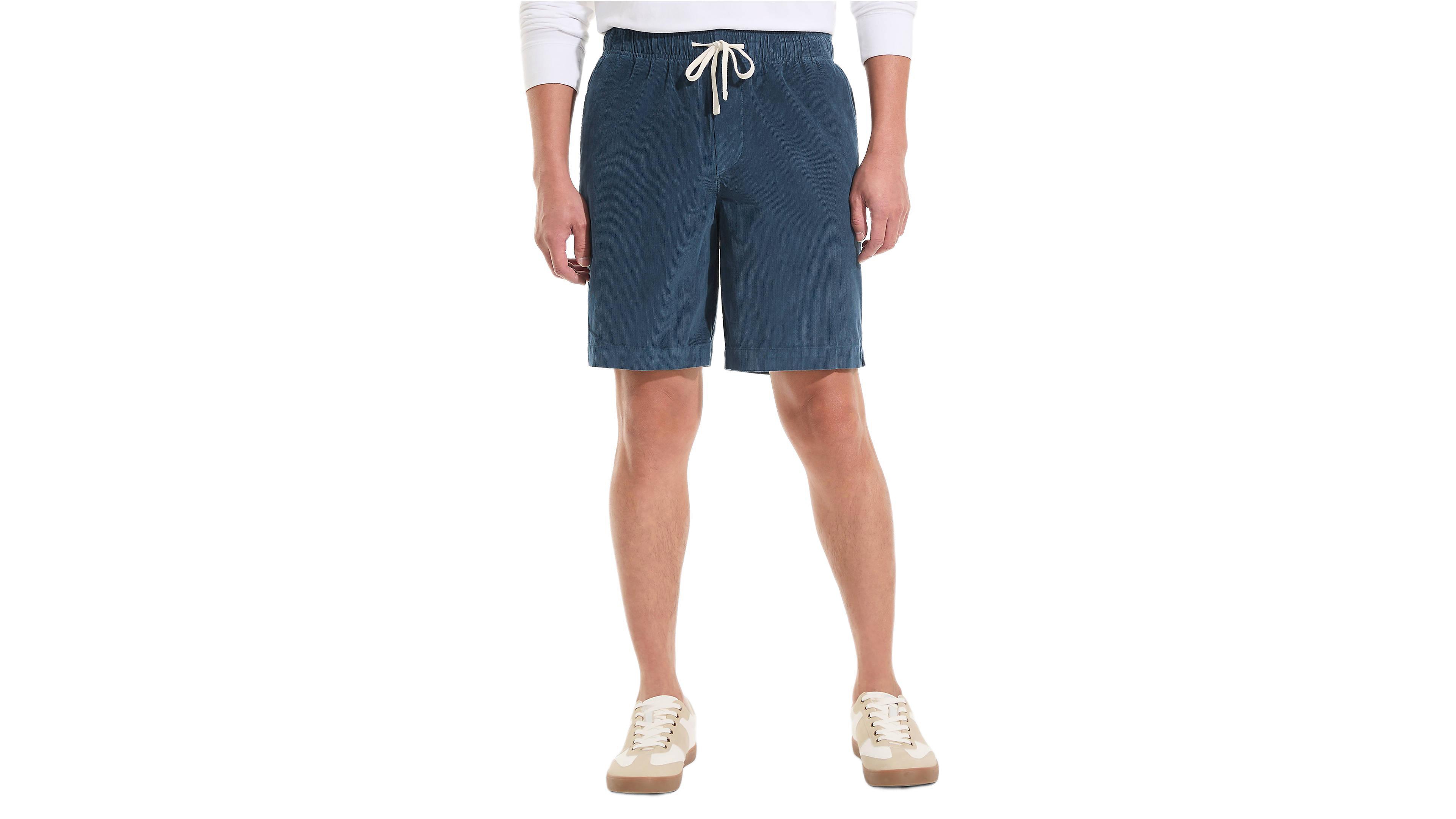 Lands' End Men's 9" Corduroy Pull On Deck Short