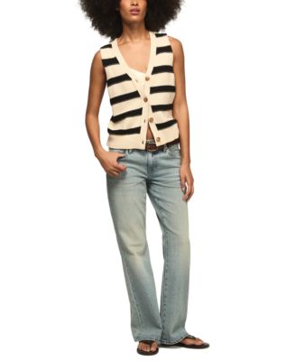 Women's Sleeveless V-Neck Sweater Vest