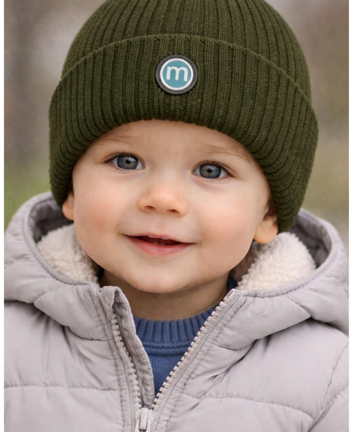 MeMoi Kids Cozy Basic Ribbed Rayon-Blend Knit Beanie