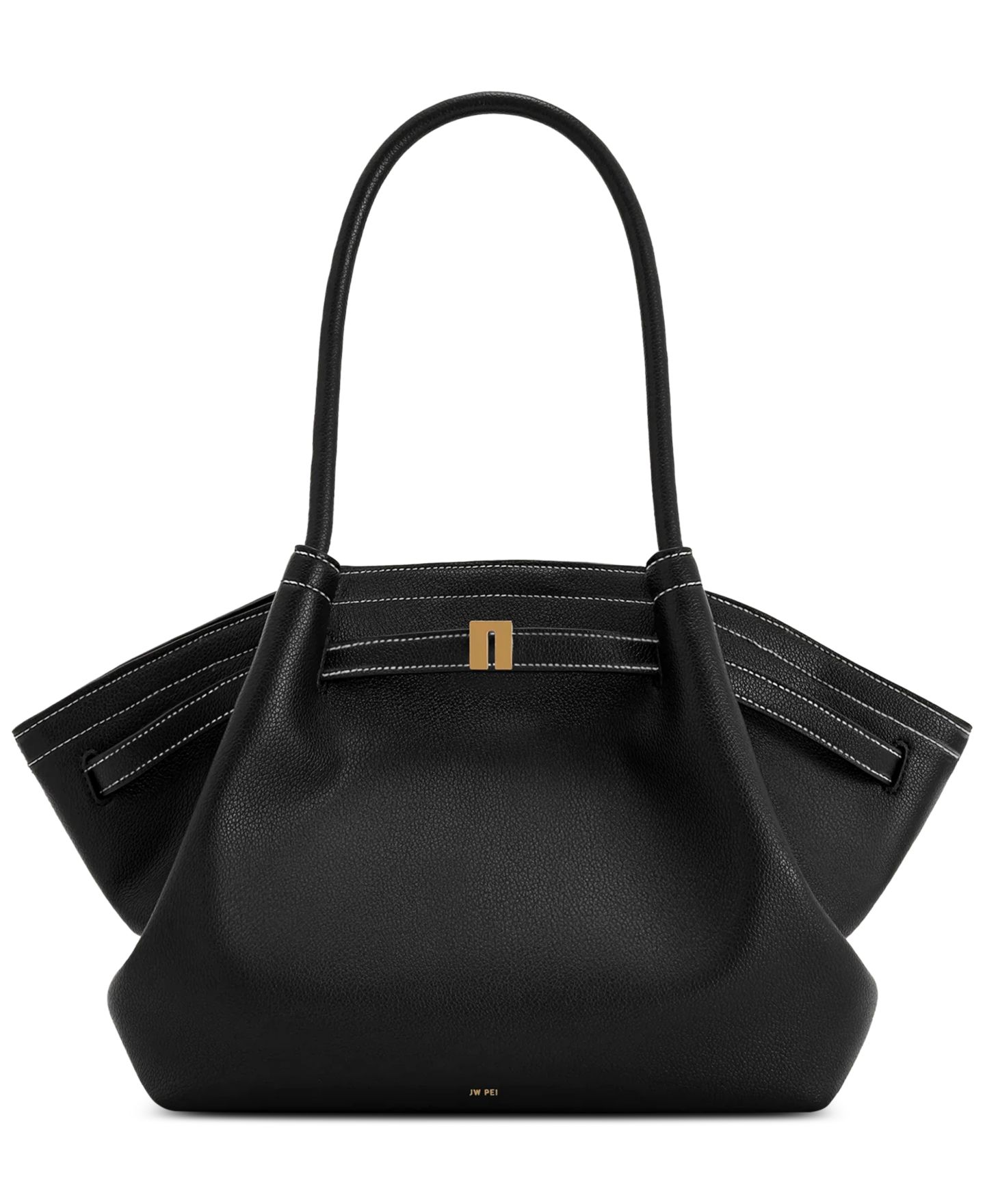 Женская сумка JW PEI Hana Large Tote Handbag, цвет: Чёрный — фото 1