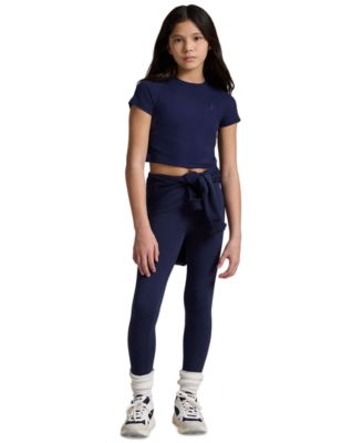 Girls' 7-16 Ribbed Boxy T-Shirt