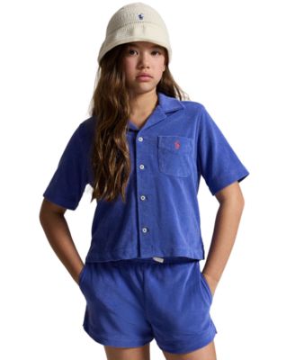 Girls' 7-16 Terry Shirt & Short, 2-Piece Set