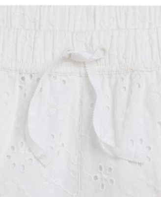 Girls' 2T-6X Eyelet Cotton Short