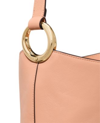 Halo Medium Leather Bucket Bag