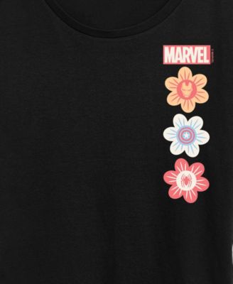 Plus Size Marvel Pastel Spring Short-Sleeve Graphic T-Shirt