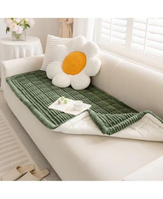 Soft Flannel Breathable Sofa Seat Pad