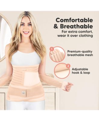 Maternity 2-Pack Revive 3 in 1 Postpartum Belly Band, Post Partum Belly Support Recovery Wrap, Postpartum Waist Binder Shapewear