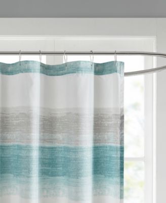 Saben Stripe Print Shower Curtain, 72" x 72"