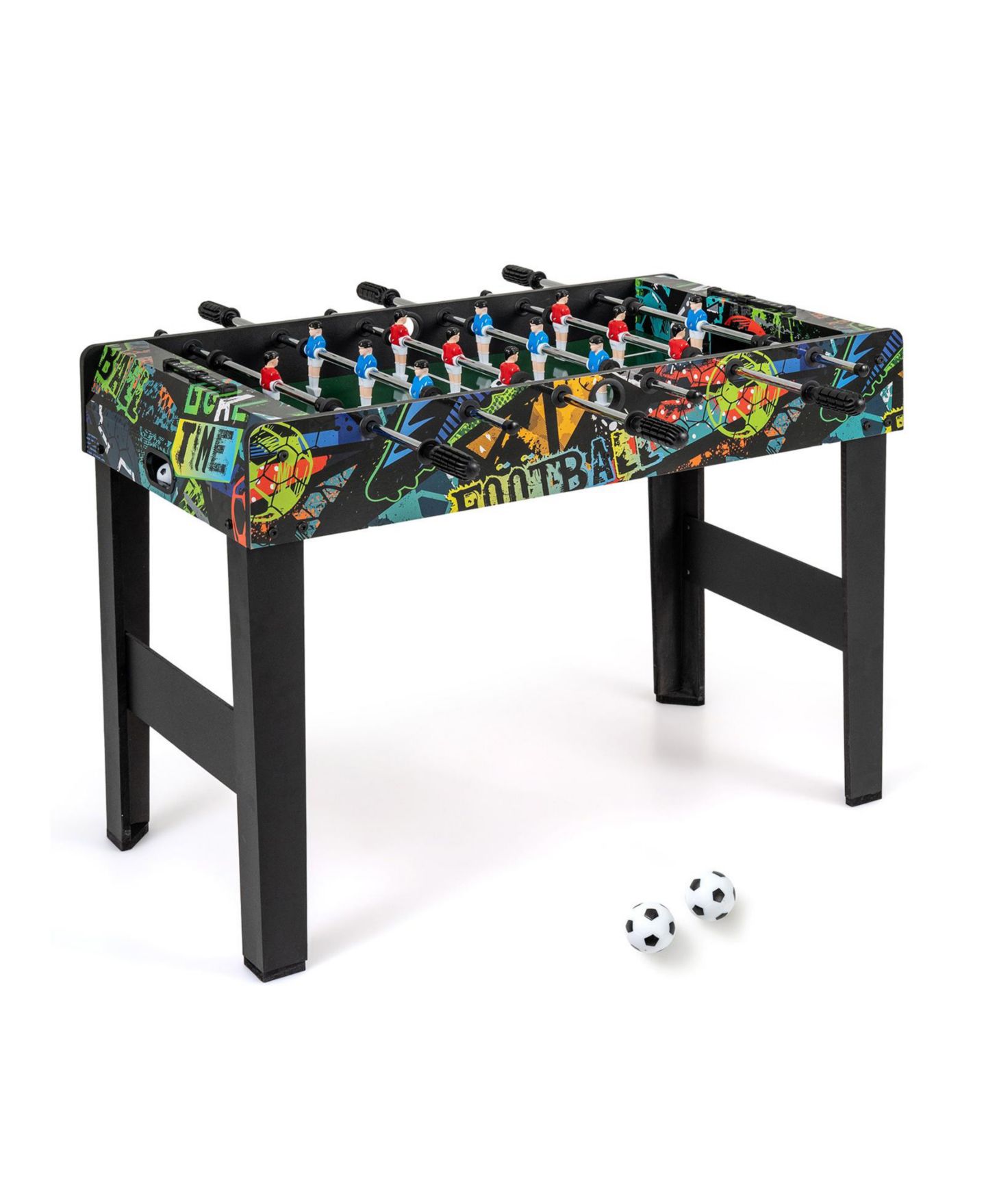 Детская игрушка Mecale Mini 2-in-1 Foosball Game Table with Detachable Legs, Ages 6+, цвет: Чёрный — фото 10
