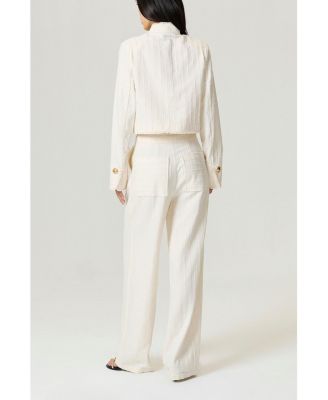 Women's Ruffle Trim Detailed Pants